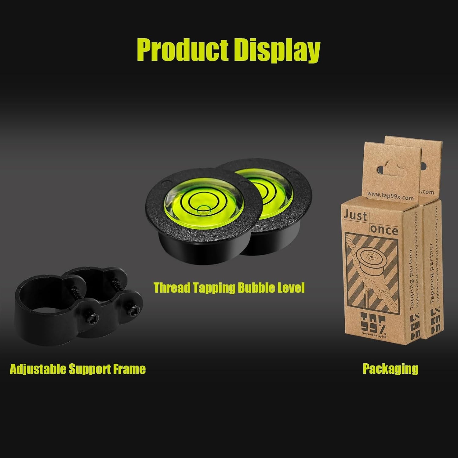 Magnetic Bubble Level Tool for Vertical Tapping - Precision DIY Success Tool