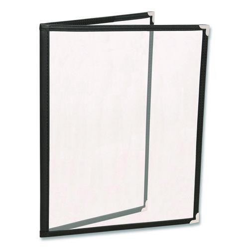 Excello Global Menu Holder For 8.5 x 11 Menus, Portrait 4-View, 9.6 x 11.9