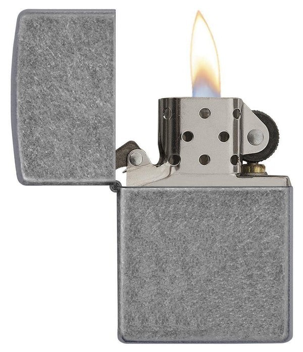 Zippo 121FB Classic Antique Silver Plate Windproof Pocket Lighter New