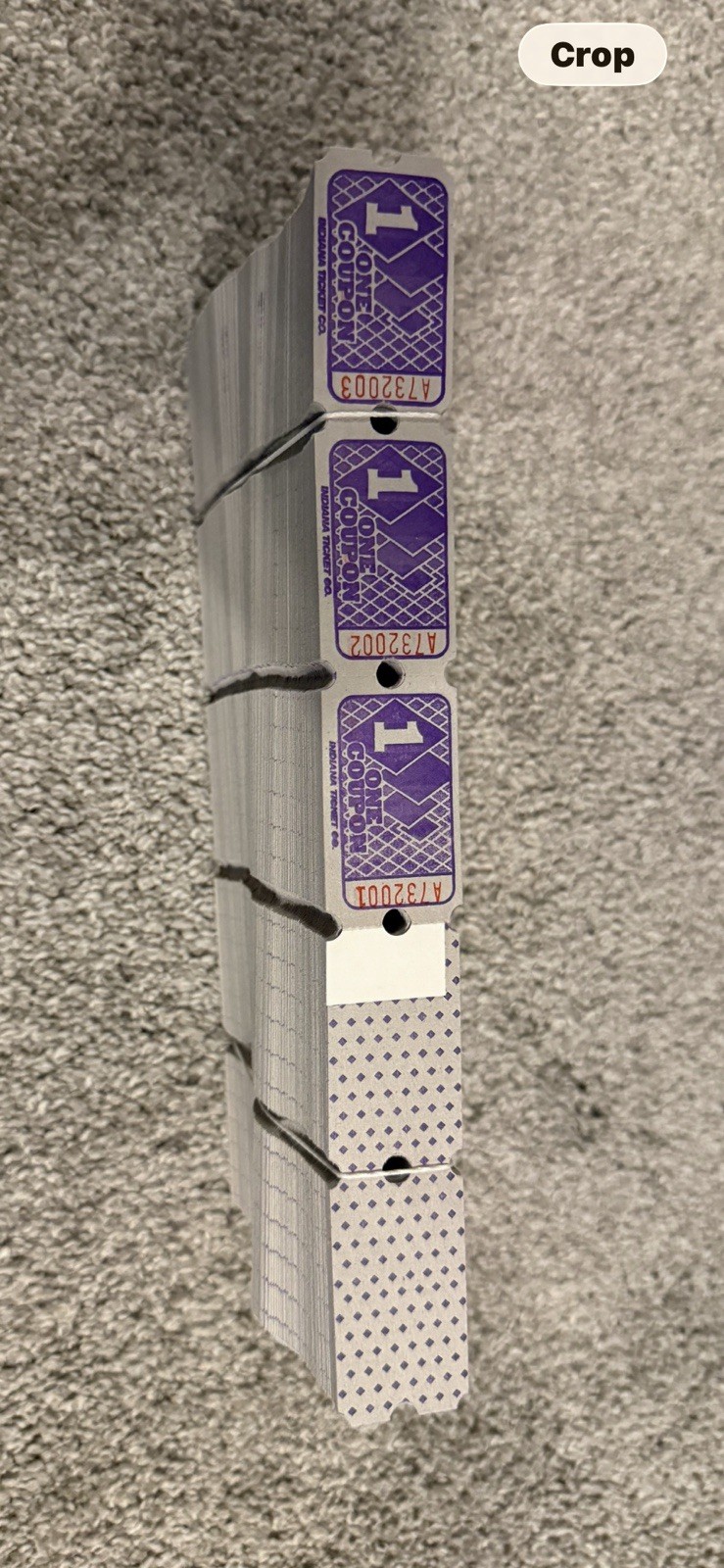 2000 New Tickets For Skeeball, 8 Liner, Cherry Master, Redemption Games Purple