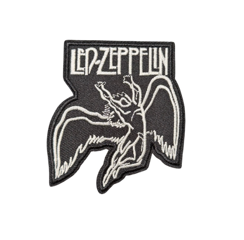 Led Zeppelin Plant Page Bonham Music Rock Band Patch, Iron On/Sew On