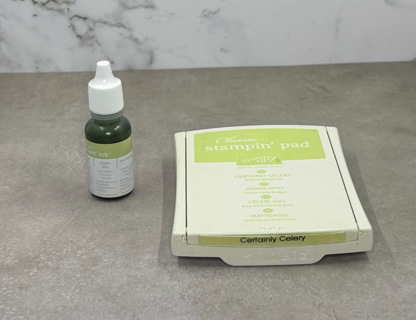 Stampin' Up Certainly Celery Stamp Pad & Reinker RETIRED
