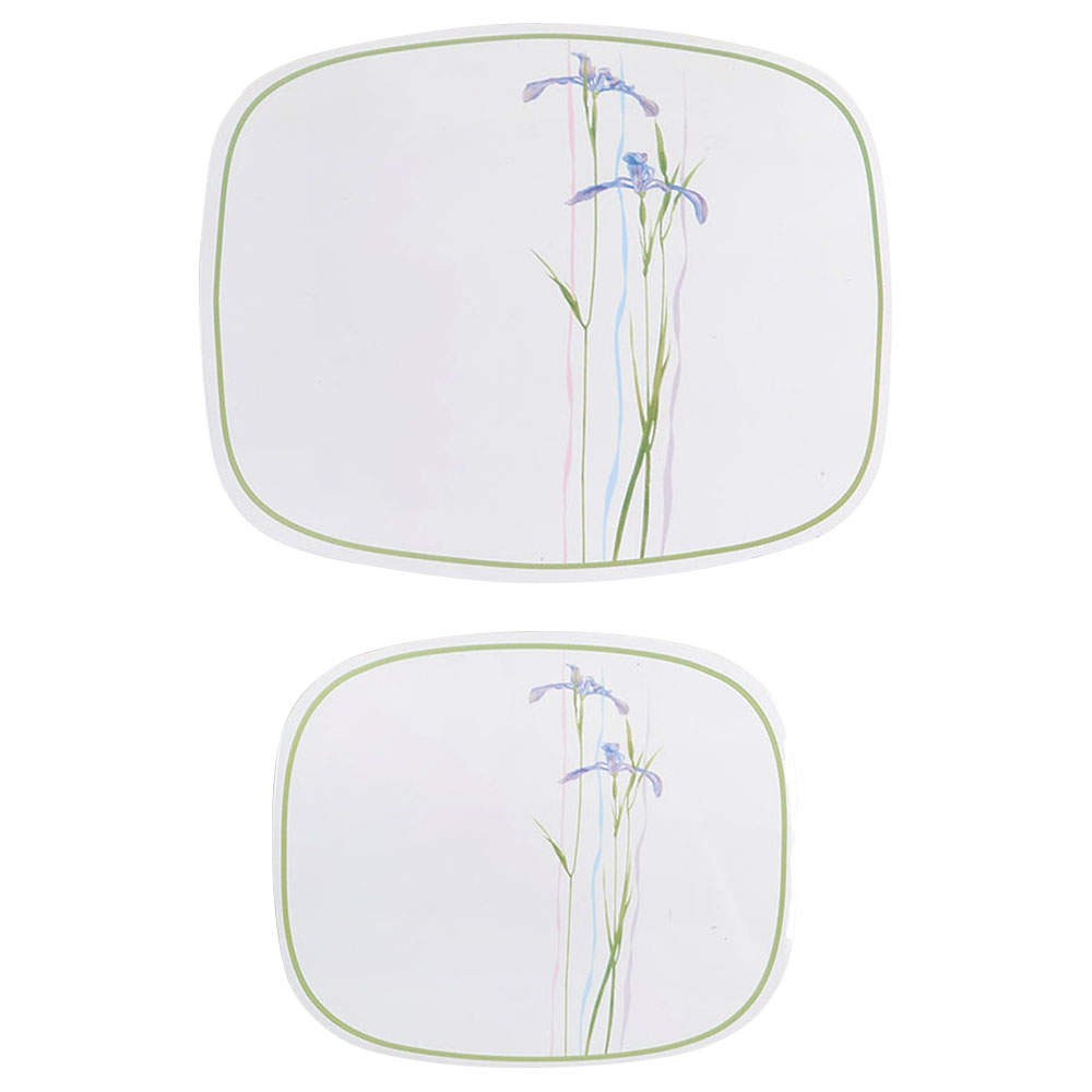 Corning Corelle Shadow Iris  2 Piece Stove & Counter Mat 6523760