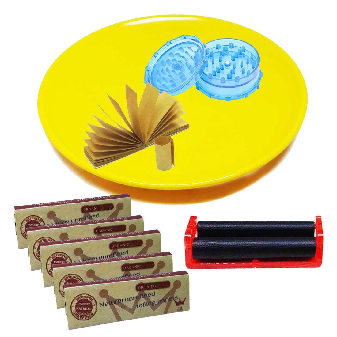 Timber Tree Gift Set Starter Kit Pack Rolling Papers Grinder Roller Tray NEW