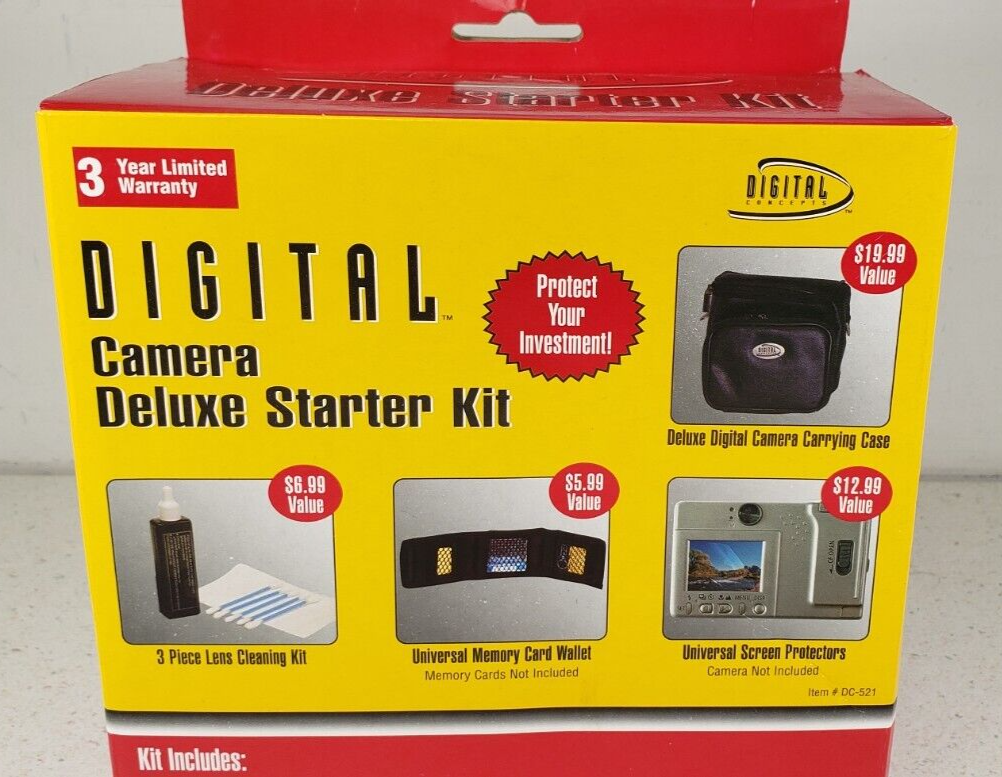 Universal Digital Camera Deluxe Starter Kit by Digital Concepts