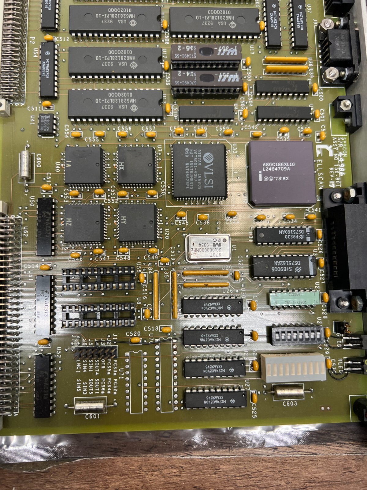 Vintage 80C186 Microprocessor Board