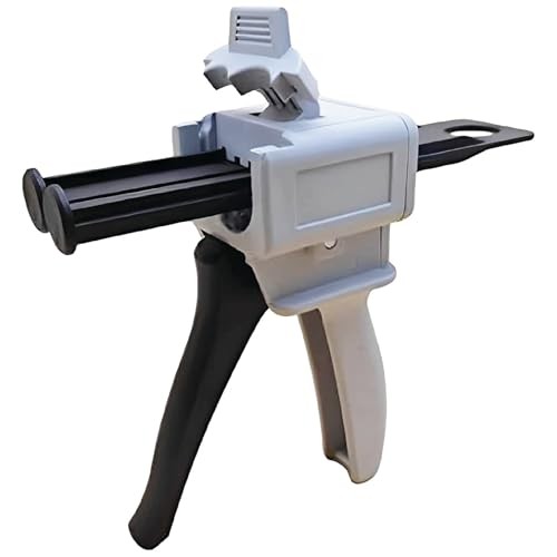 LAUCO Epoxy Gun Dual Cartridge 50 ml, Dual Cartridge Epoxy Gun, Manual Dual