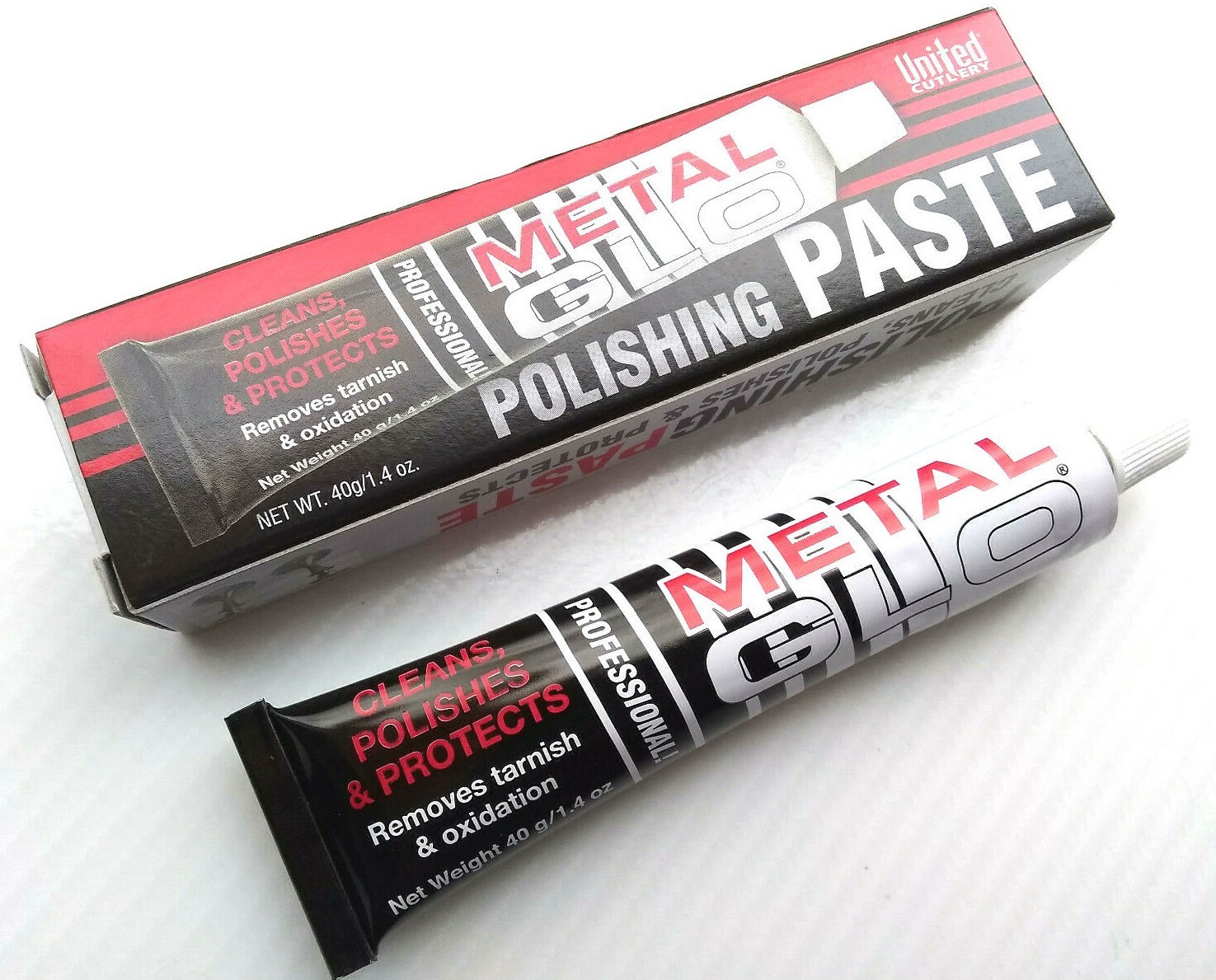 Metal Glo Polish Paste for Knives Copper Silver Jewelry Watches Tarnish Remover