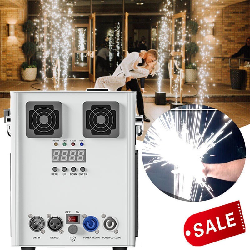 700W Cold Spark Machine DMX Firework Firework Machine Stage Indoor Outdoor Party