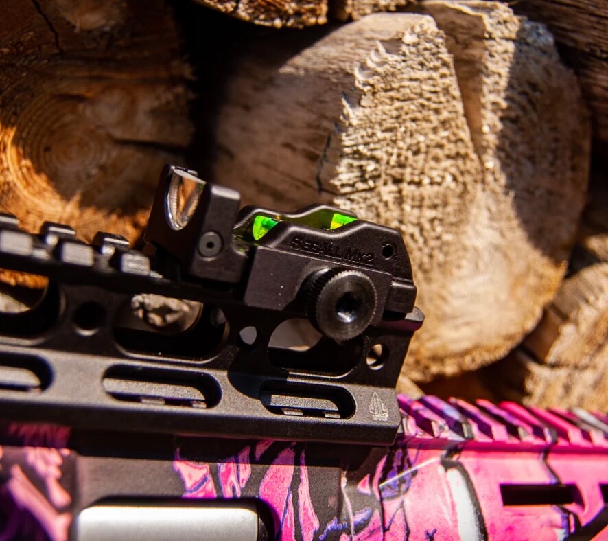 See All Day Night Rail Sight MK2 Rifle Rail Sight New Tritium Dual Illumination