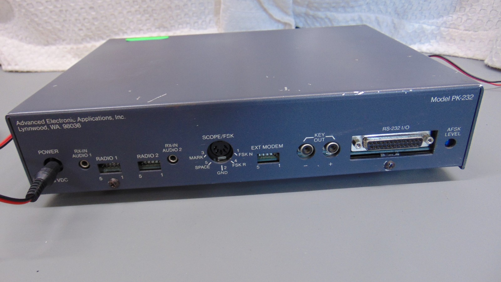 AEA PK-232MBX MULTIMODE TNC DATA CONTROLLER With Cables