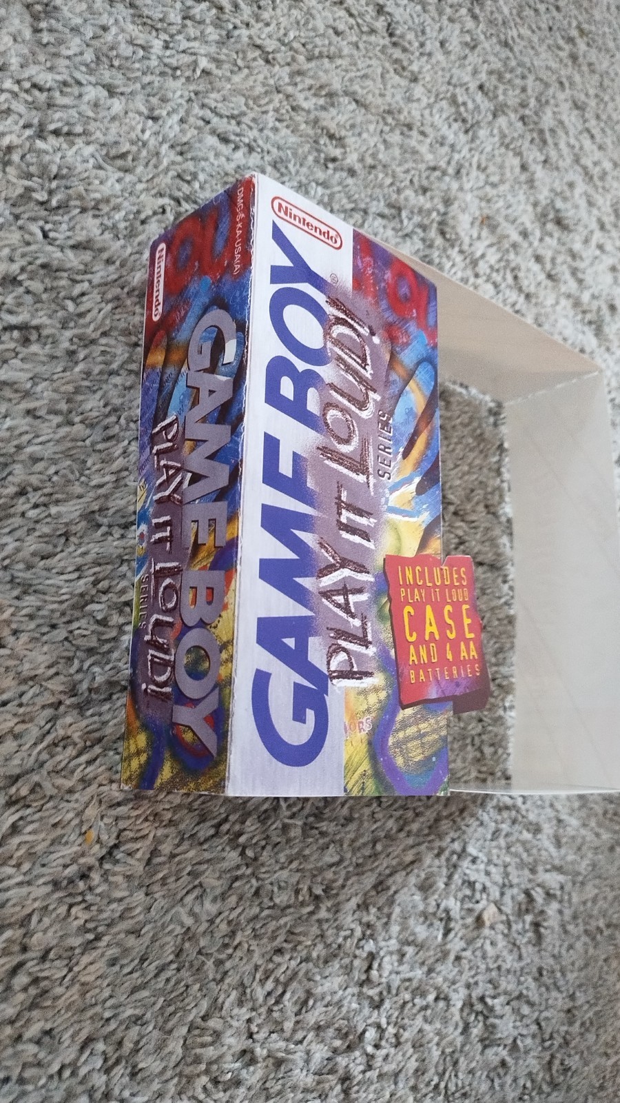 Reprinted Gameboy Play It Loud Insert For Case