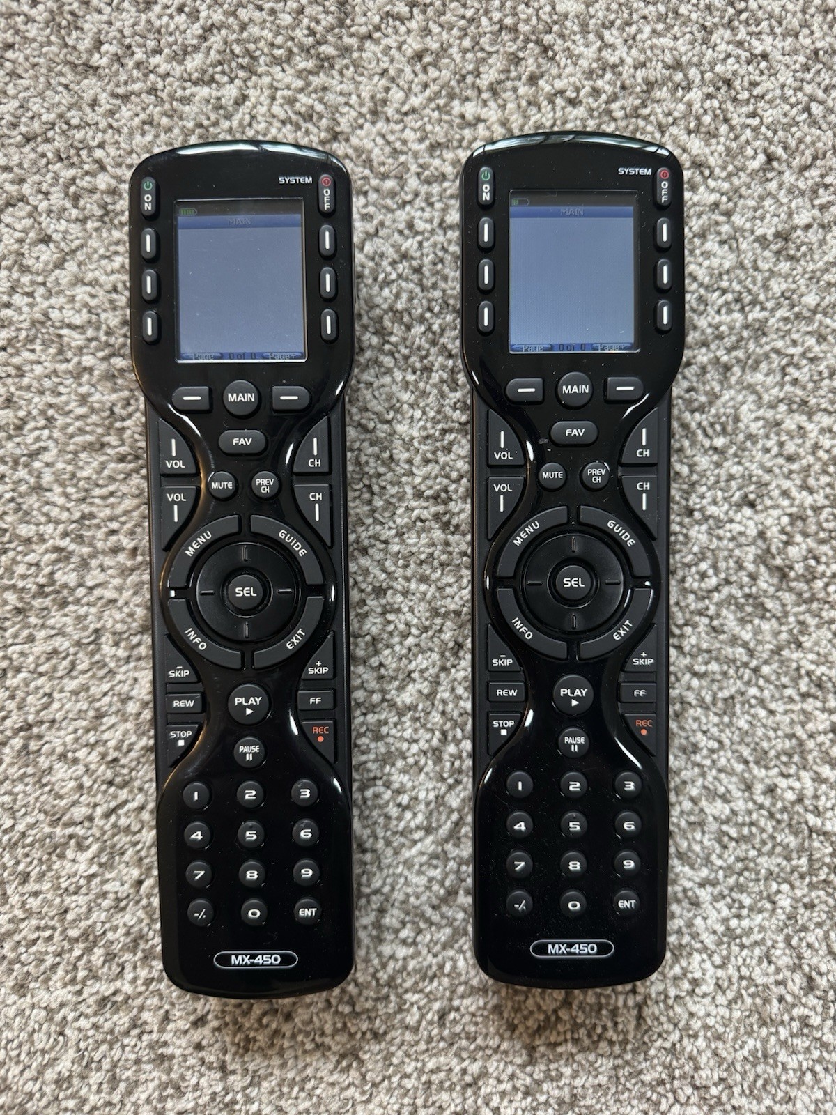 Universal Remote Control MRF-350 & 2 RFX-250 & 2 MX-450 (TESTED)