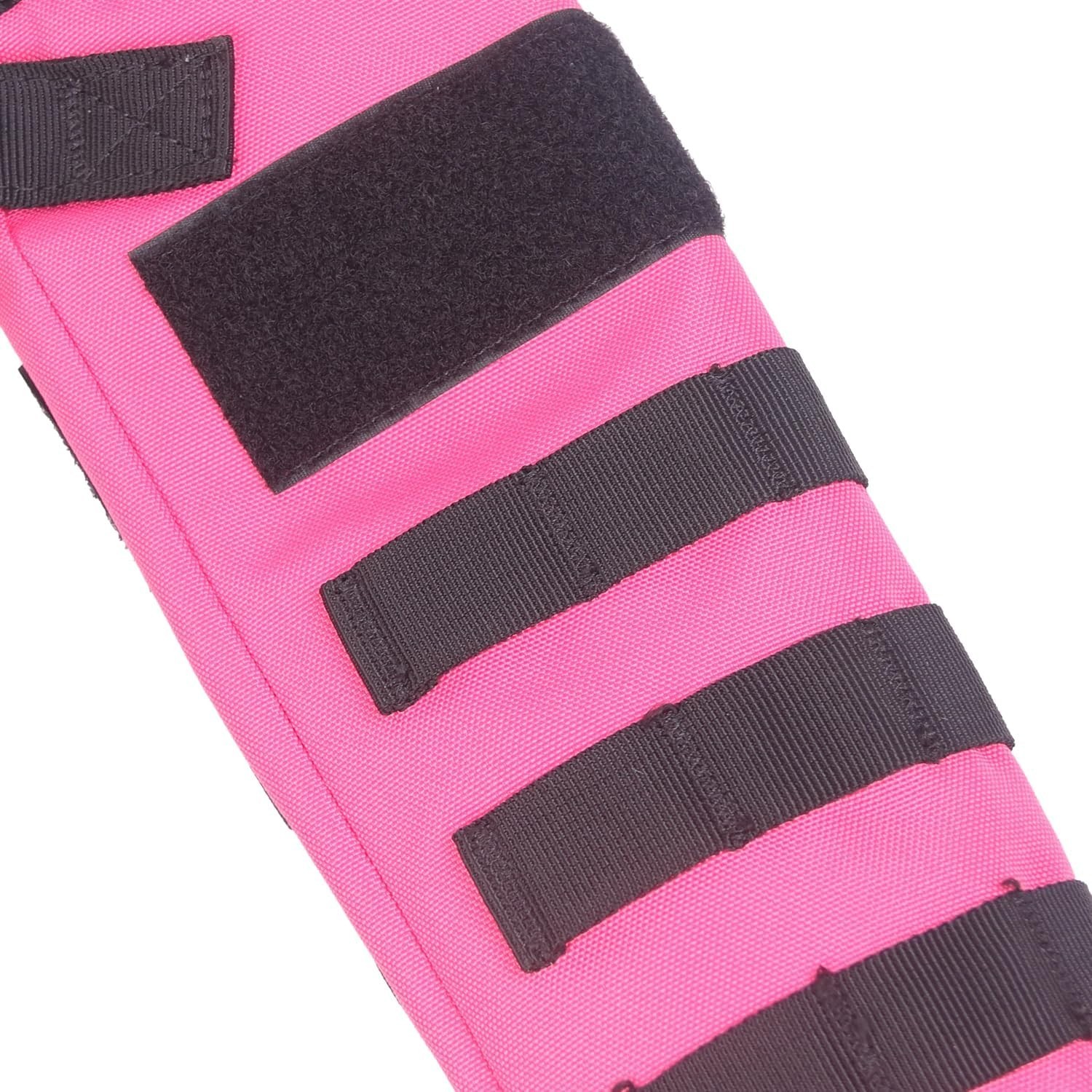 Customizable Pink Archery Quiver - Foldable, Lightweight for Target Shooting
