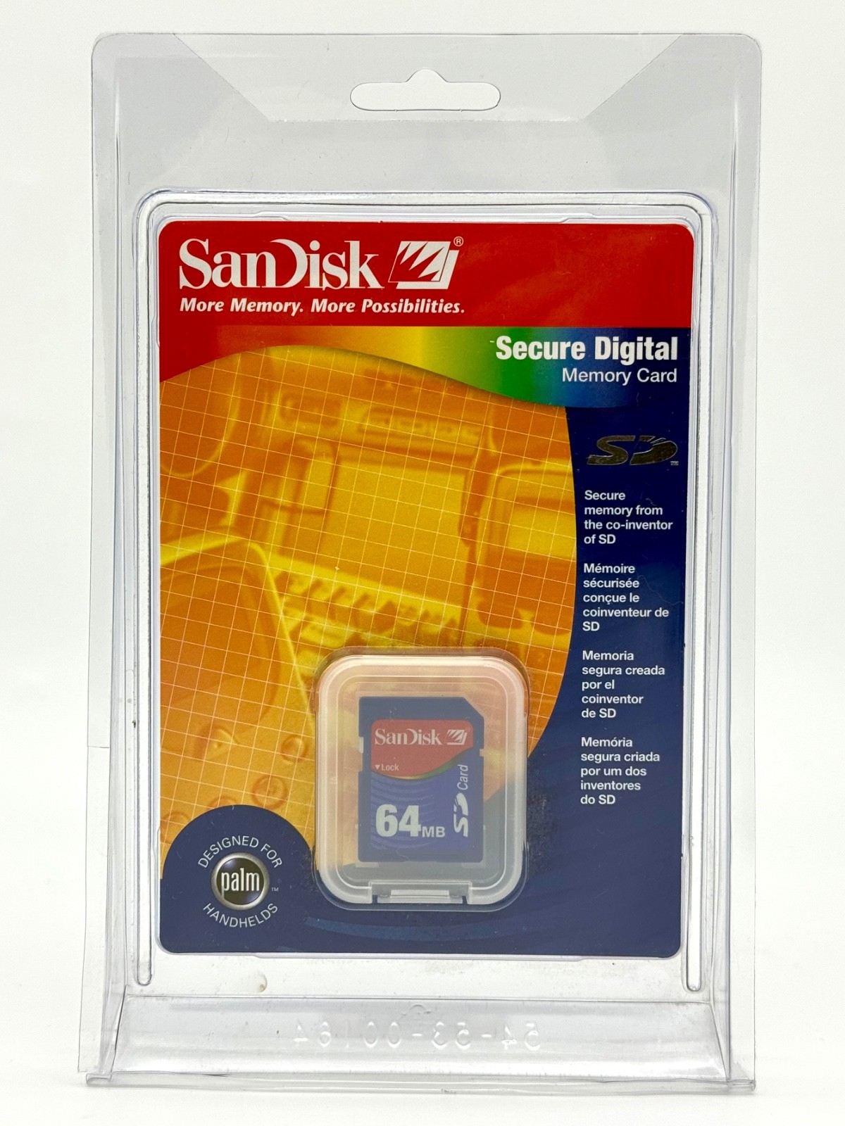 Sandisk 64 MB SD Card Secure Digital For Camera (MEGABYTE) - New