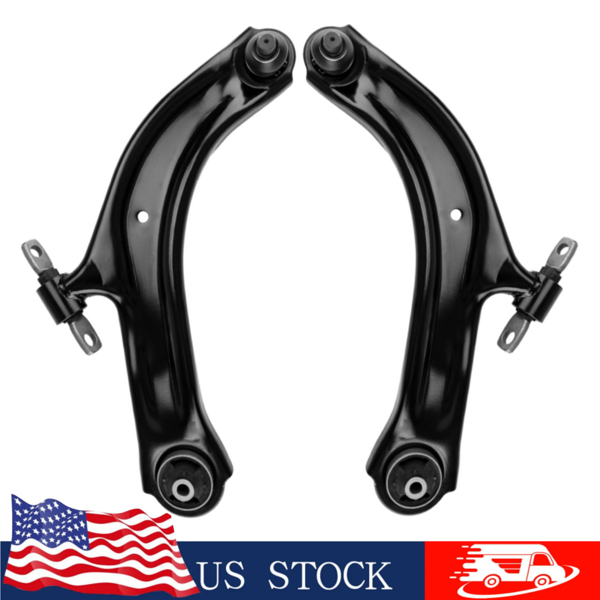 Pair for 2007-2010 2011 2012 Nissan Sentra Front Lower Control Arm & Ball Joint