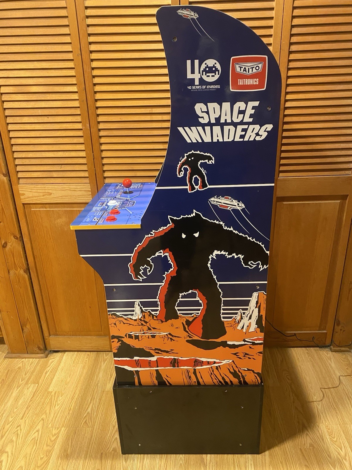 Space Invaders Arcade 1 Up Game Machine Taito Taitronics