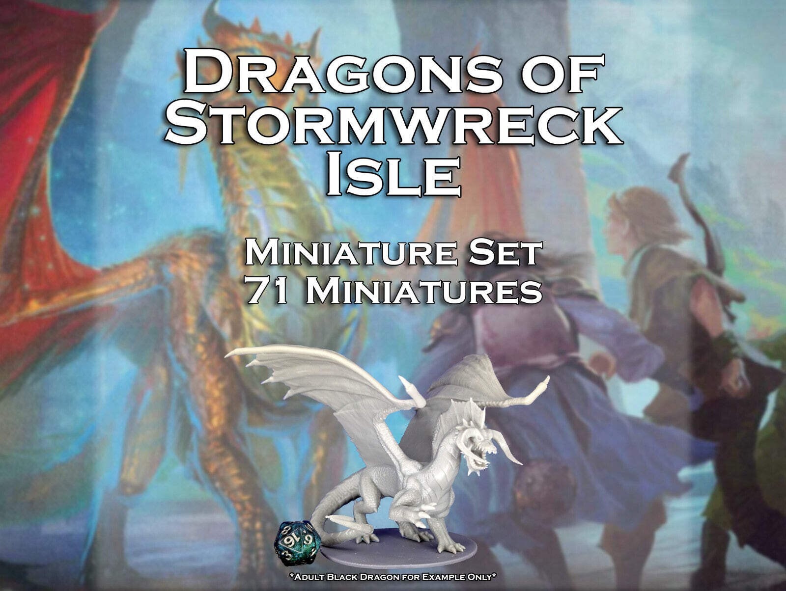 Dragons of Stormwreck Isle Full Campaign | 71 Miniatures | Dungeons & Dragons
