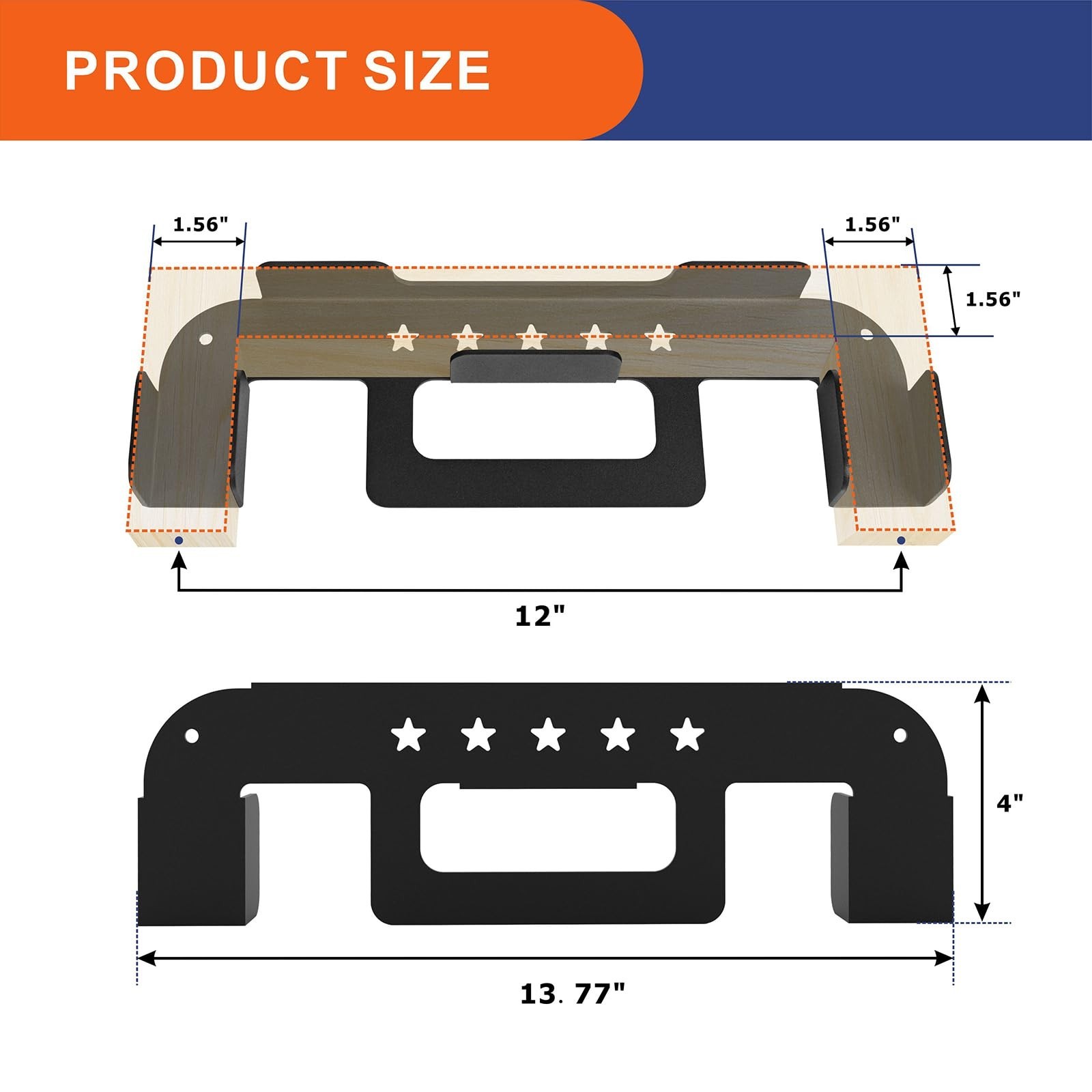 12" Stud Layout Tool for Framing, Precision Measurement Jig for DIY Projects