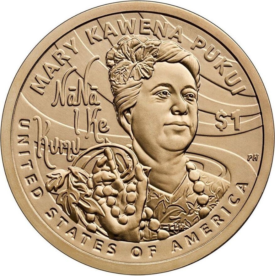 USA - 2025D - 1$ Sacagawea - Mary Kawena Pukui - Direct from US Mint