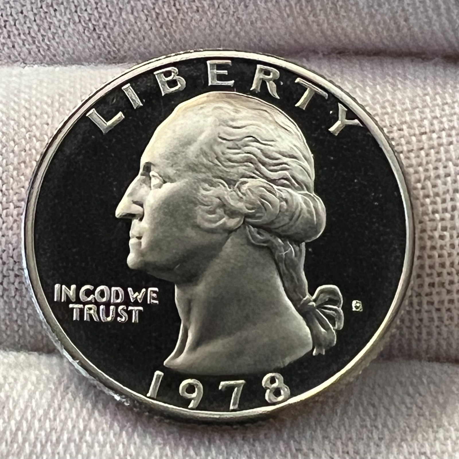 1978-S Washington Quarter Amazing Deep Cameo Proof receive coin pictured #5331