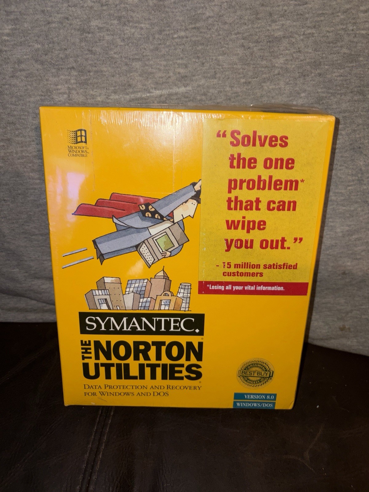 Symantec The Norton Utilities Floppy Disks Software Version 8.0 Windows NEW