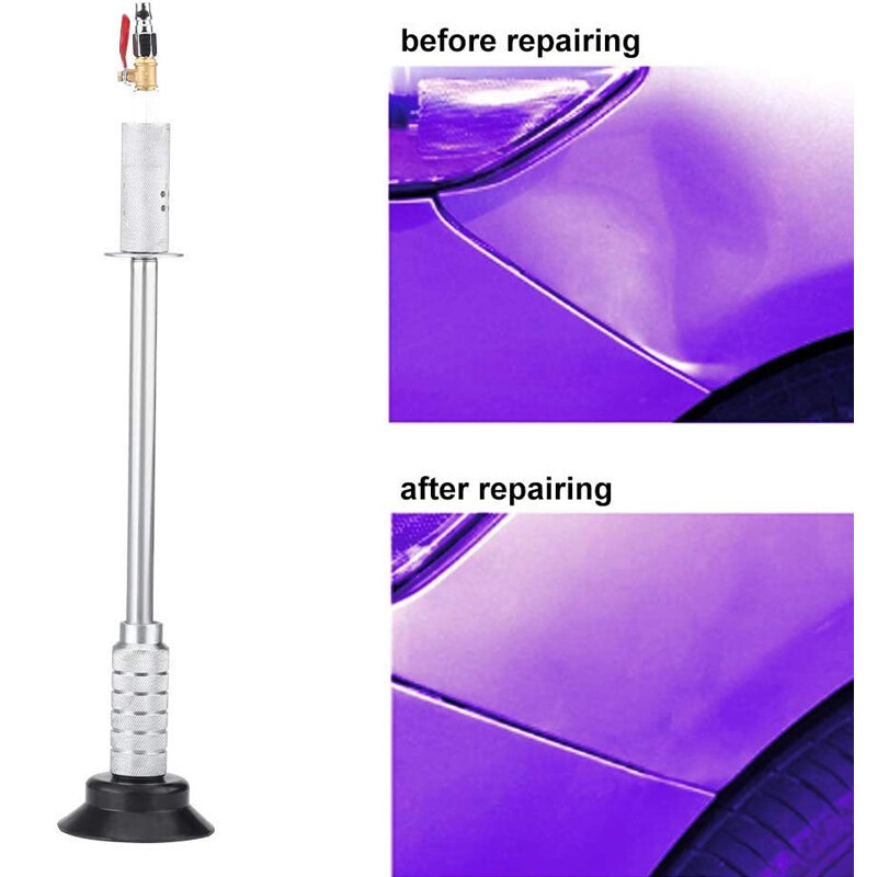 Car Auto Body Repair Suction Cup Slide Air Pneumatic Dent Puller Tool Hammer Set