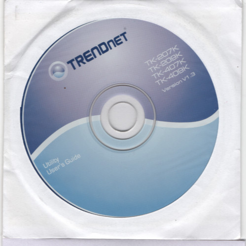 TRENDnet TK-207K 209K407K 409K USB KVM Switch User Guide & Utility CD-ROM (2009)