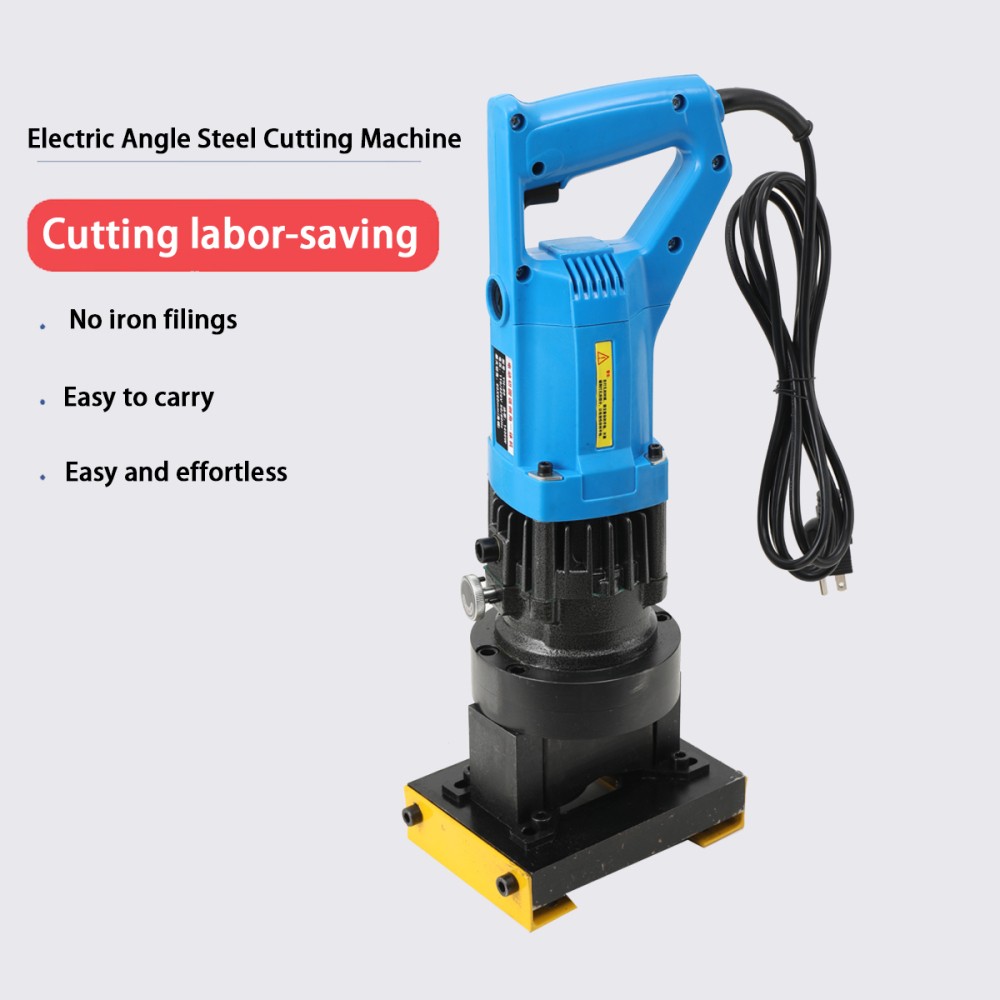 Electric Hydraulic Angle Iron Steel Cutter Machine 45° Edge/ Curved Arc Cutting