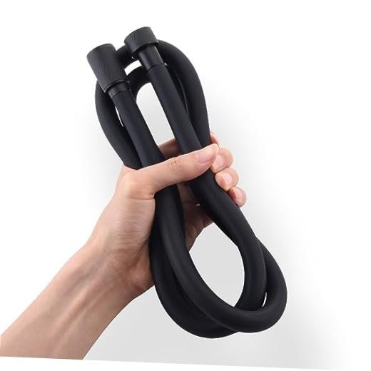 ches Silicone Shower Hose Extra Long For Cleaning | High Pressure 79 In Black