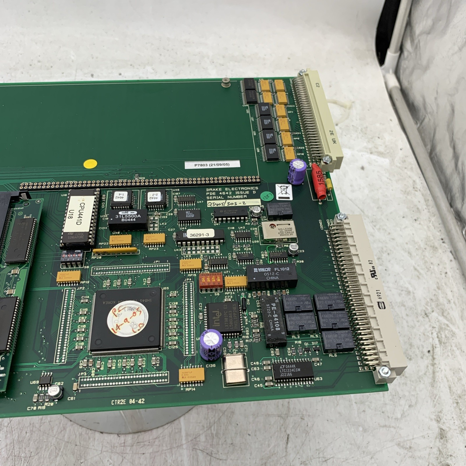 Clear Com DRAKE ELECTRONICS PDE 4642 issue D Board. Used. Quantity available.