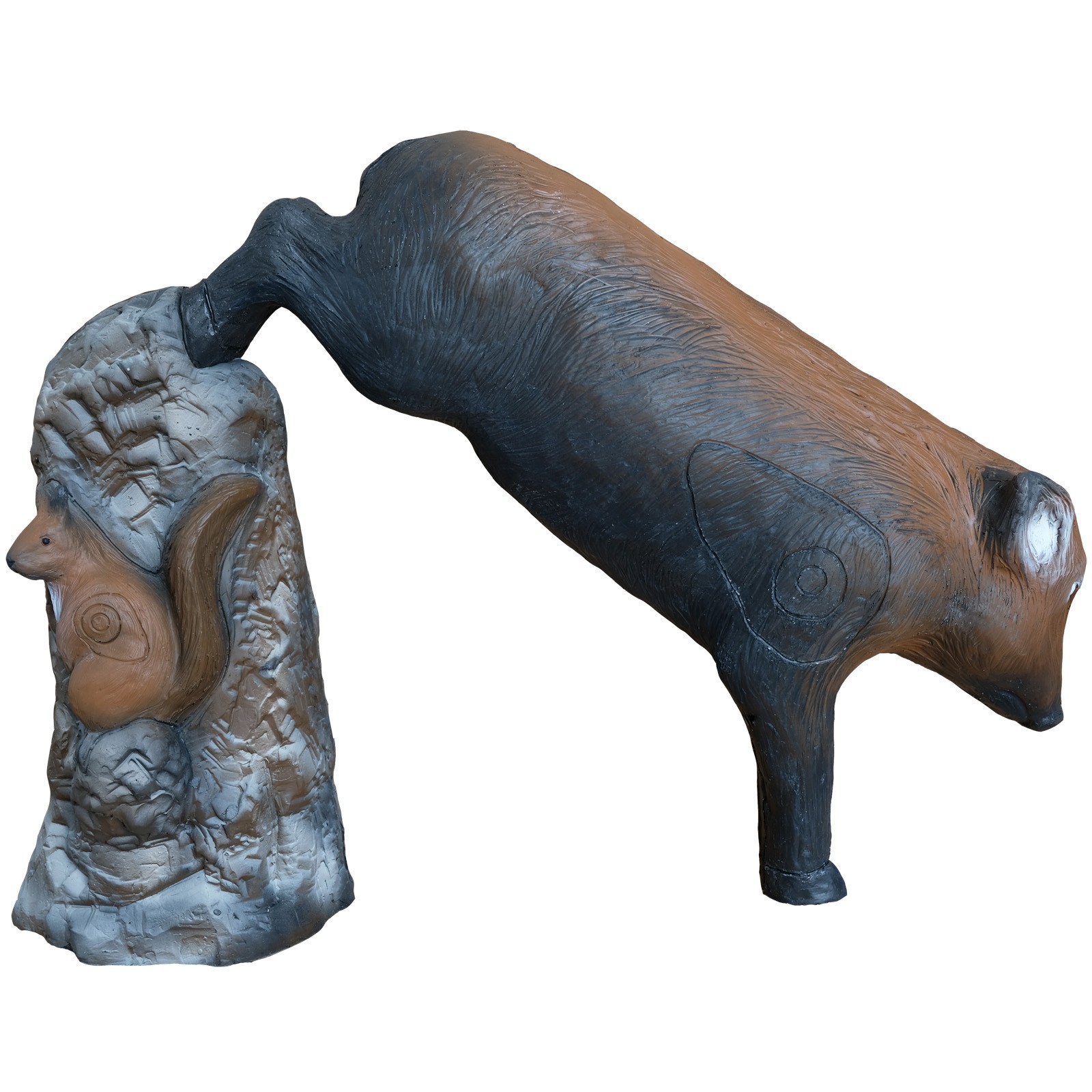 Leitold 3D Animal Boar Jumping With Stone