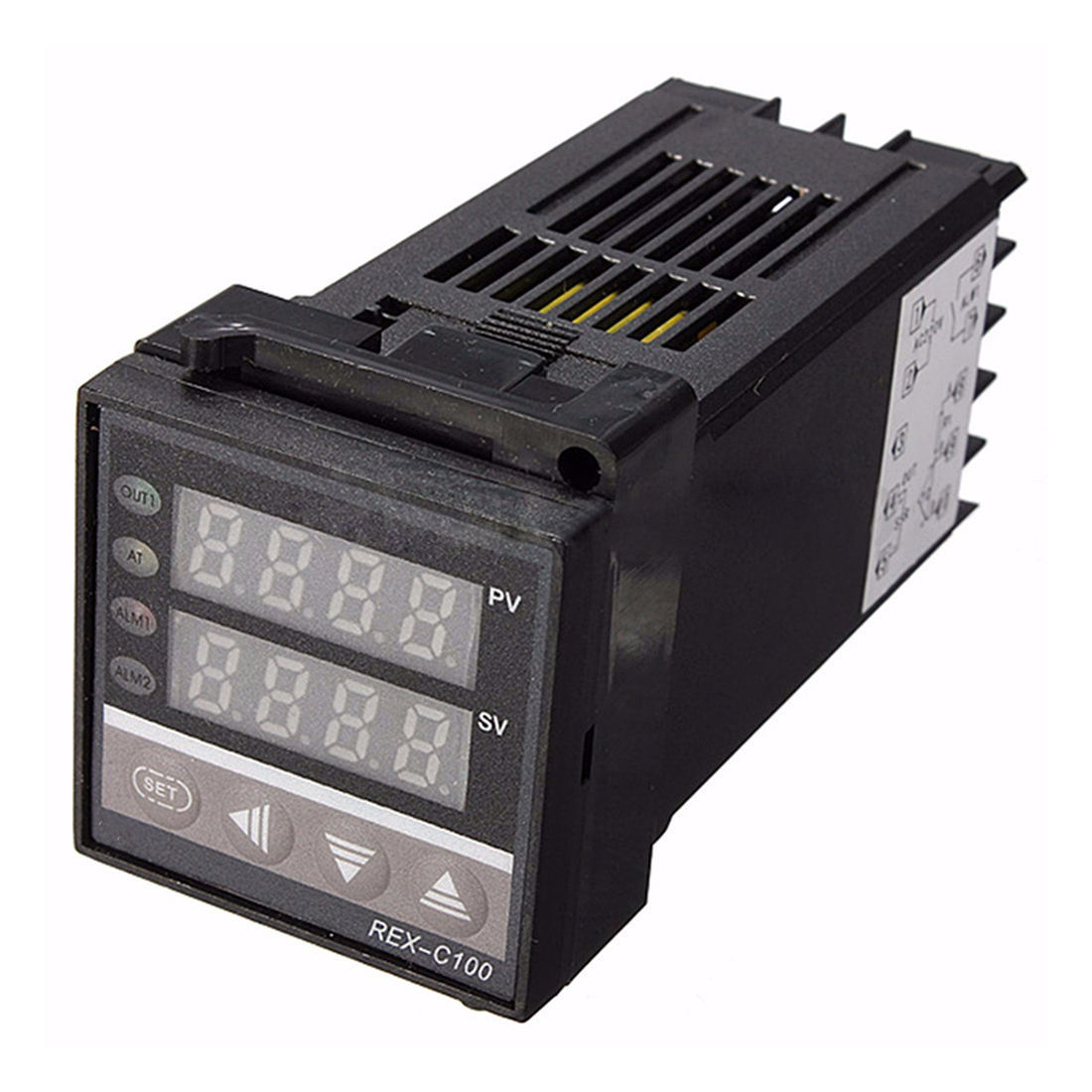 4PCS REX-C100 Digital LED PID Temperature Controller Kits AC 110V-240V