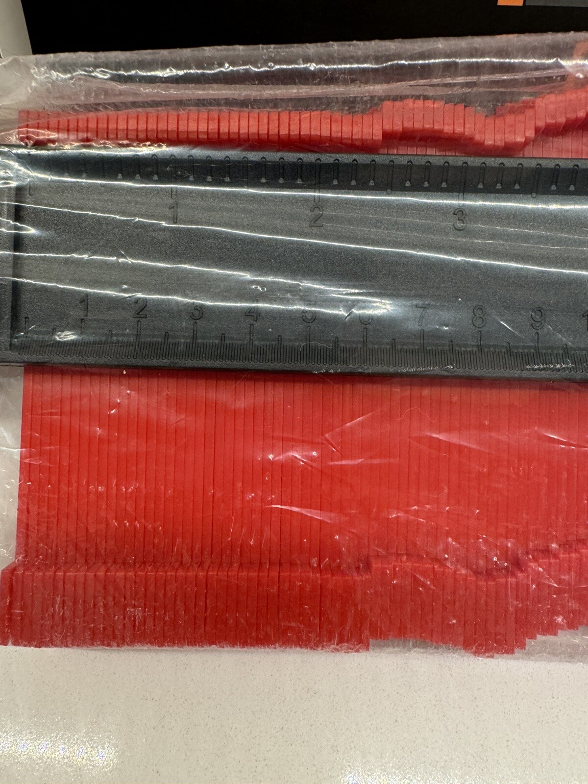 DIY PRO GAUGE Profile Measuring Tool Shape Plastic Ruler 10 Inch