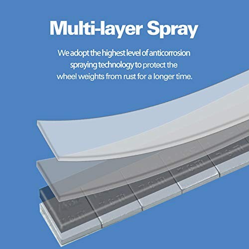 4 Boxes, 960Pcs, 0.25oz, Adhesive Stick on Wheel Weights, 4 Boxes/960Pcs Grey