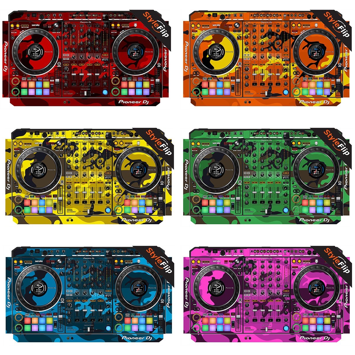 Pioneer DDJ-1000 SRT Skin | 6 Camo Designs | Protective Decal | StyleFlip