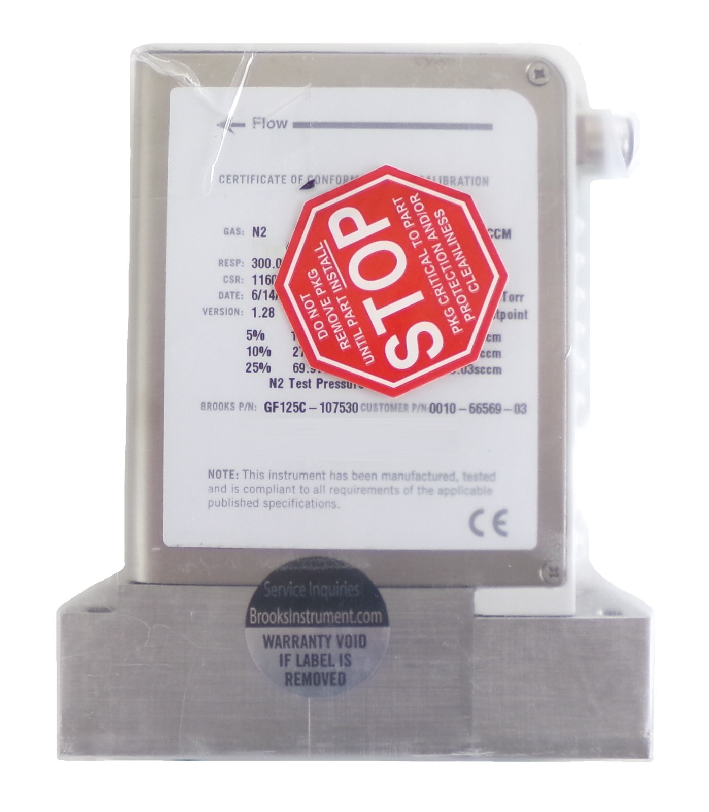 Brooks Instrument GF125C-107530 Mass Flow Controller MFC AMAT 0010-66569 New