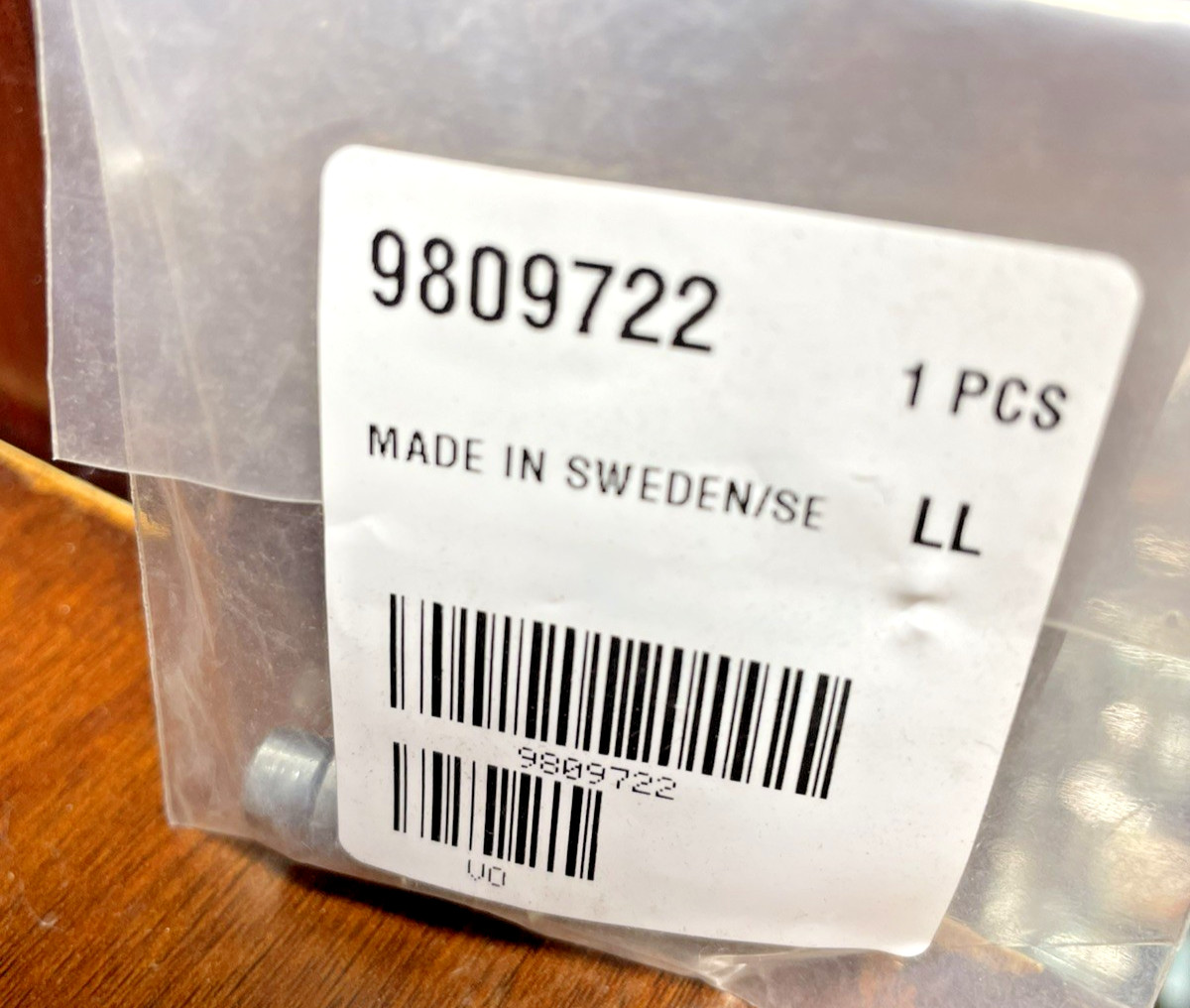 Genuine Volvo Mack 9809722 Pin - New OEM Truck Part - Made in Sweden