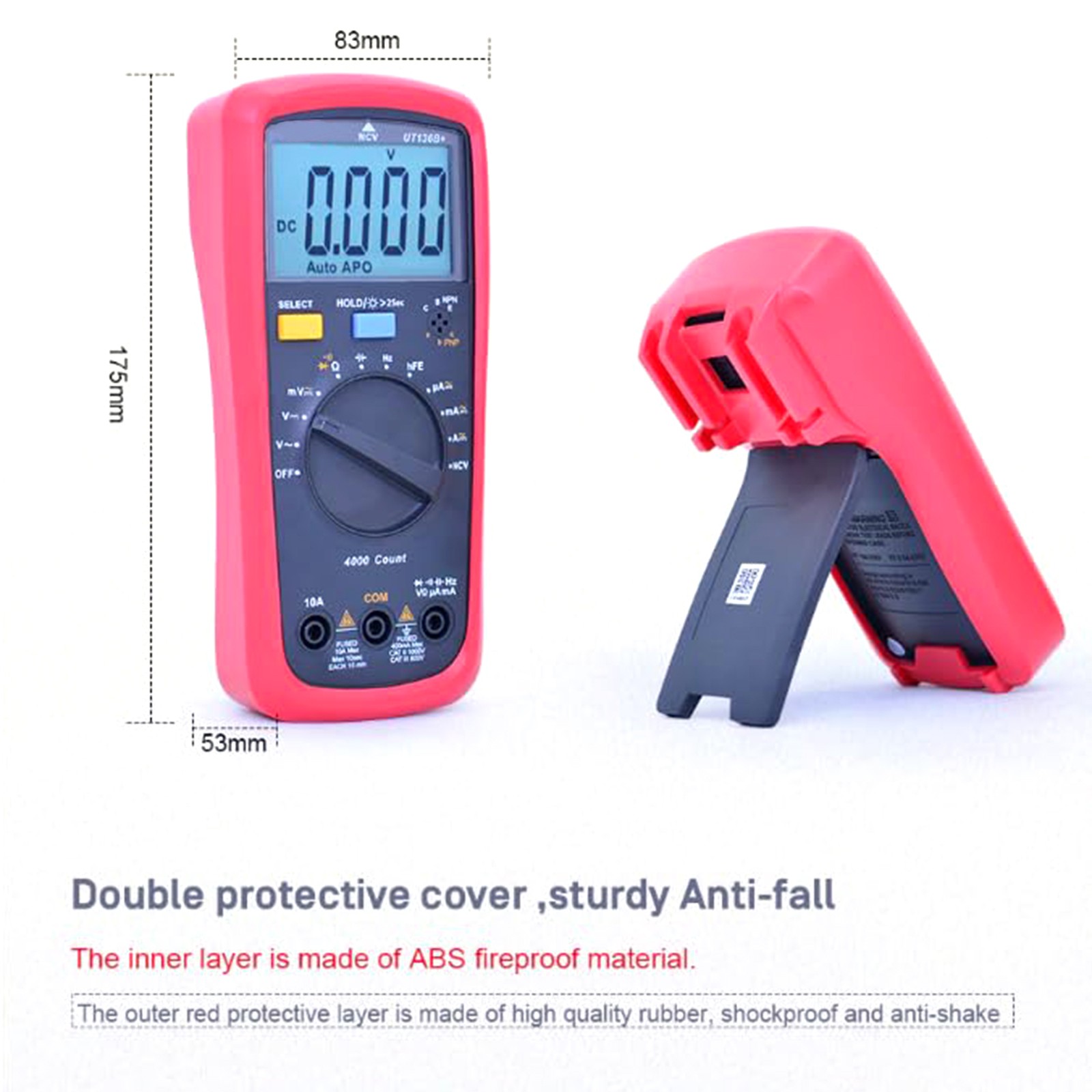 UT136C+ Multimeter Digital Multimeter Tester AC DC Voltmeter Ammeter