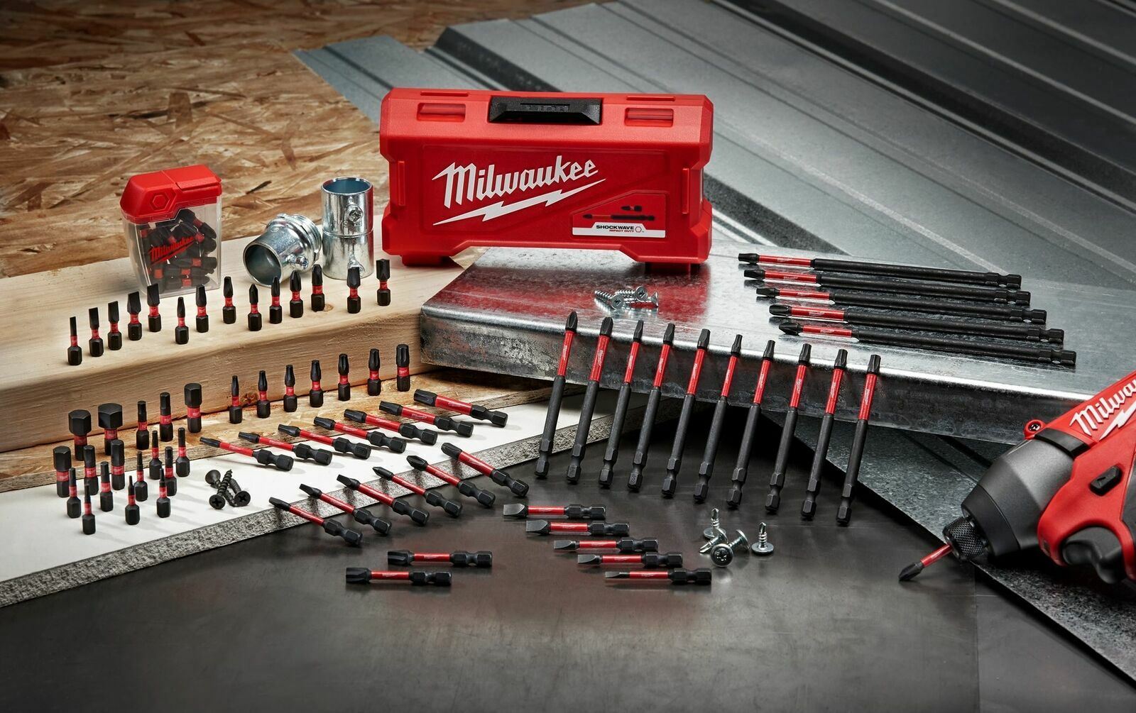 Milwaukee Shockwave Square Impact Bits (All Lengths, Sizes, Packs)