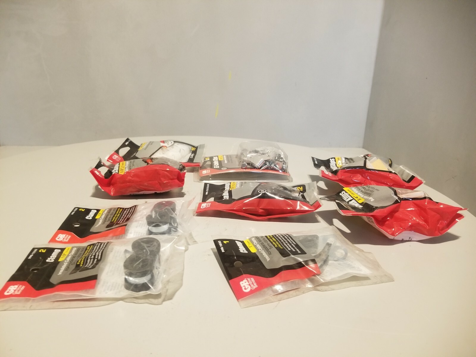 Variety Value Pack (9) Gardner Bender Cable Clamps & Clips