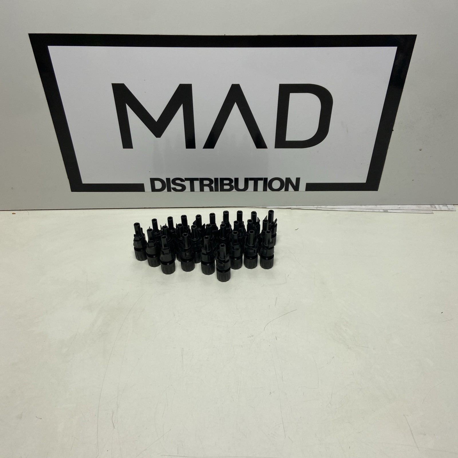Type Mc4 Solar Panel Cable Connectors MC4, Qty: 26 Male(+) With Pins 10awg Wire