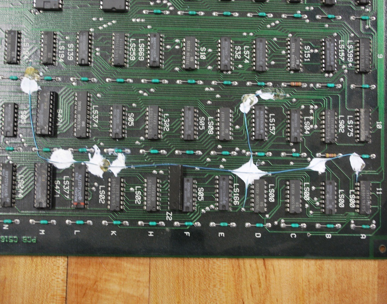 Modicon AS-516P-007 Rev C25, Memory Board - USED