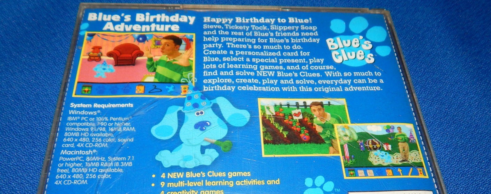 Blue's Clues Birthday: A Learning Adventure 2-Disc Windows/ Mac CD-ROM