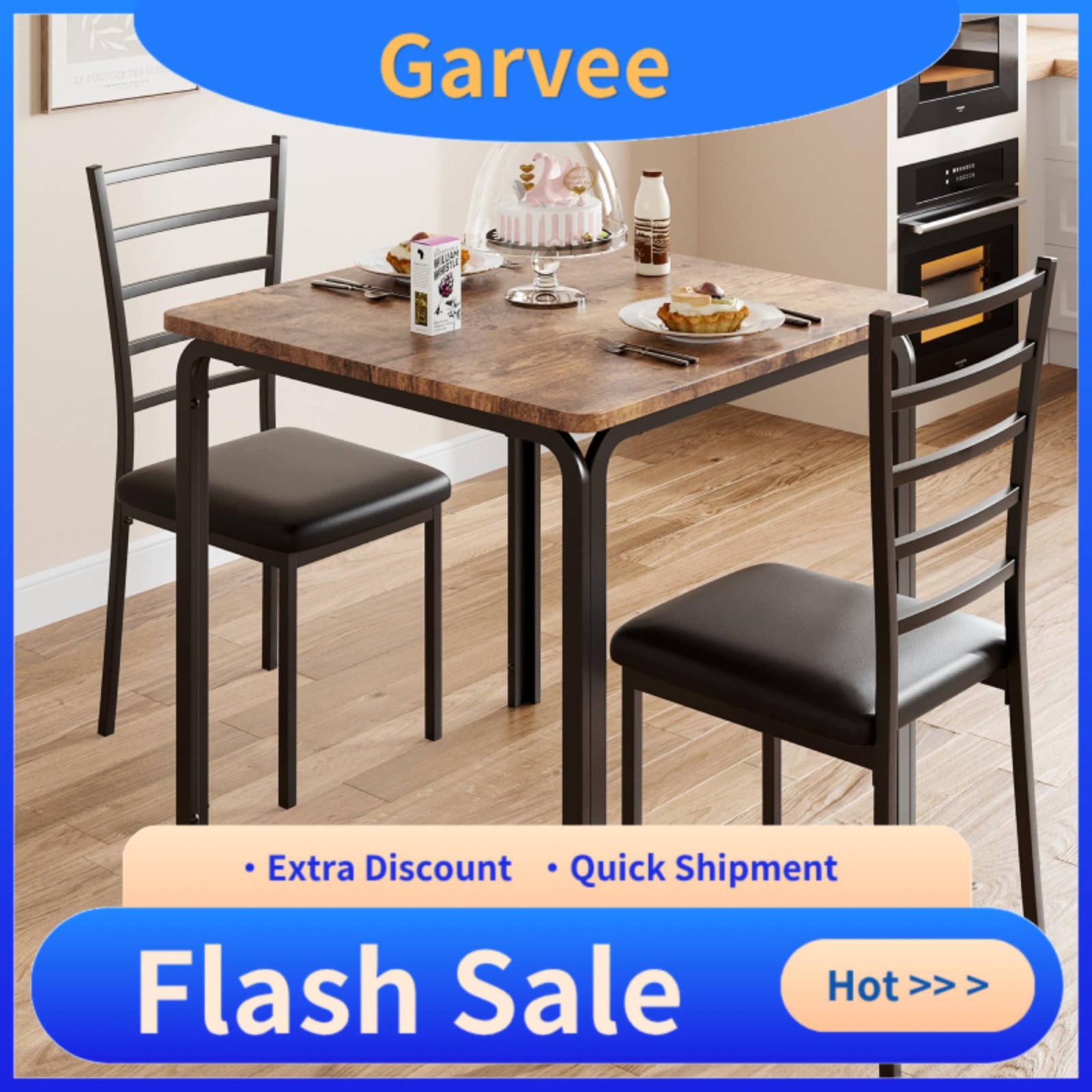 For Small Apartment Office Bar And Household Dining Area This 3 Piece Kitchen Ta