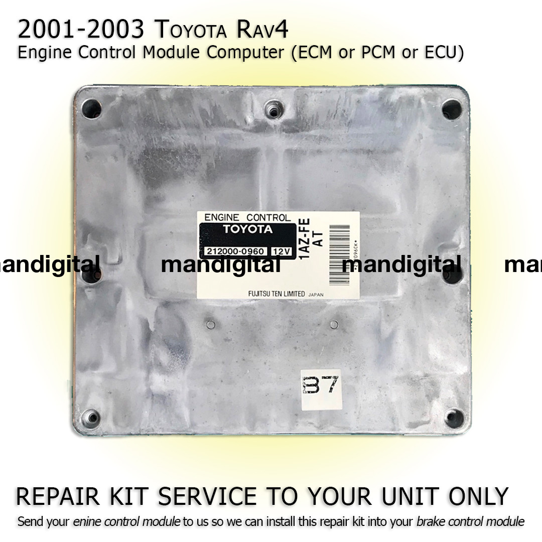 2001 2002 2003 TOYOTA RAV4 Engine Computer Module PCM ECM ECU Repair Service