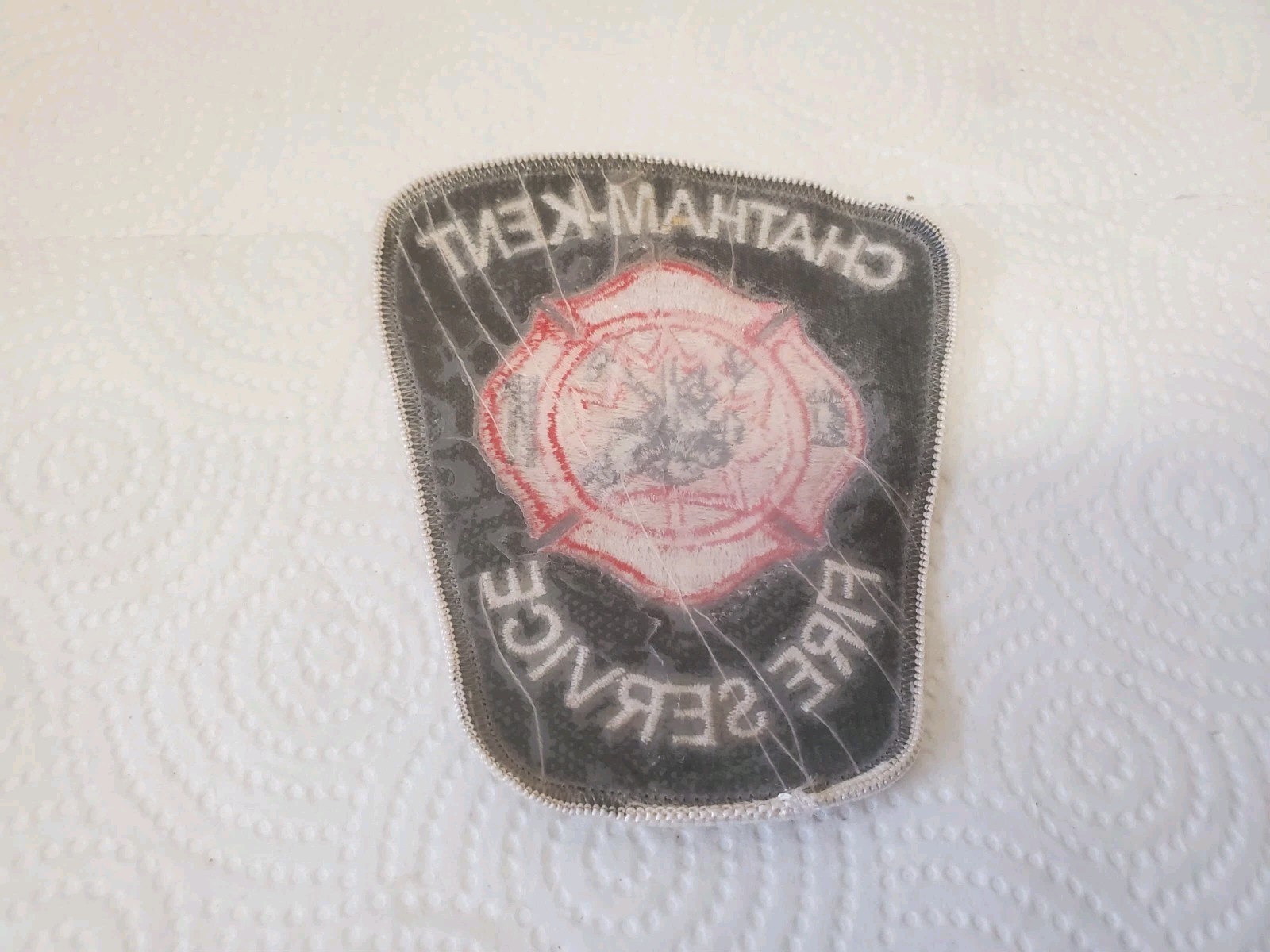 3-1/2" X 4-1/4" Cloth Patch Chatham Kent Fire Service Canada
