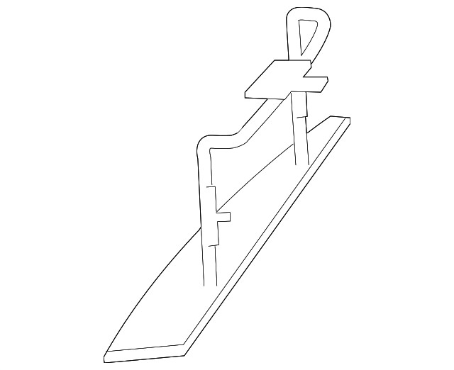 Genuine BMW Blind Spot Radar Bracket 66-32-6-798-971