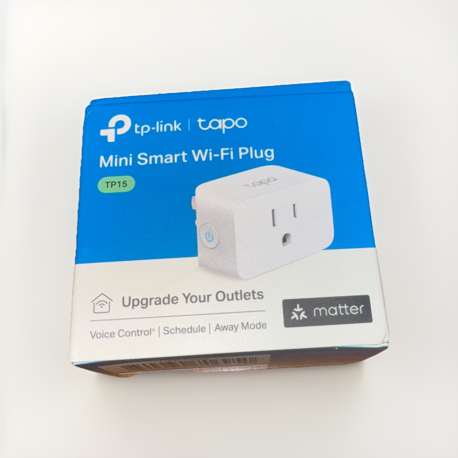TP-Link - Tapo Smart Wi-Fi Plug Mini with Matter (1-pack) - White