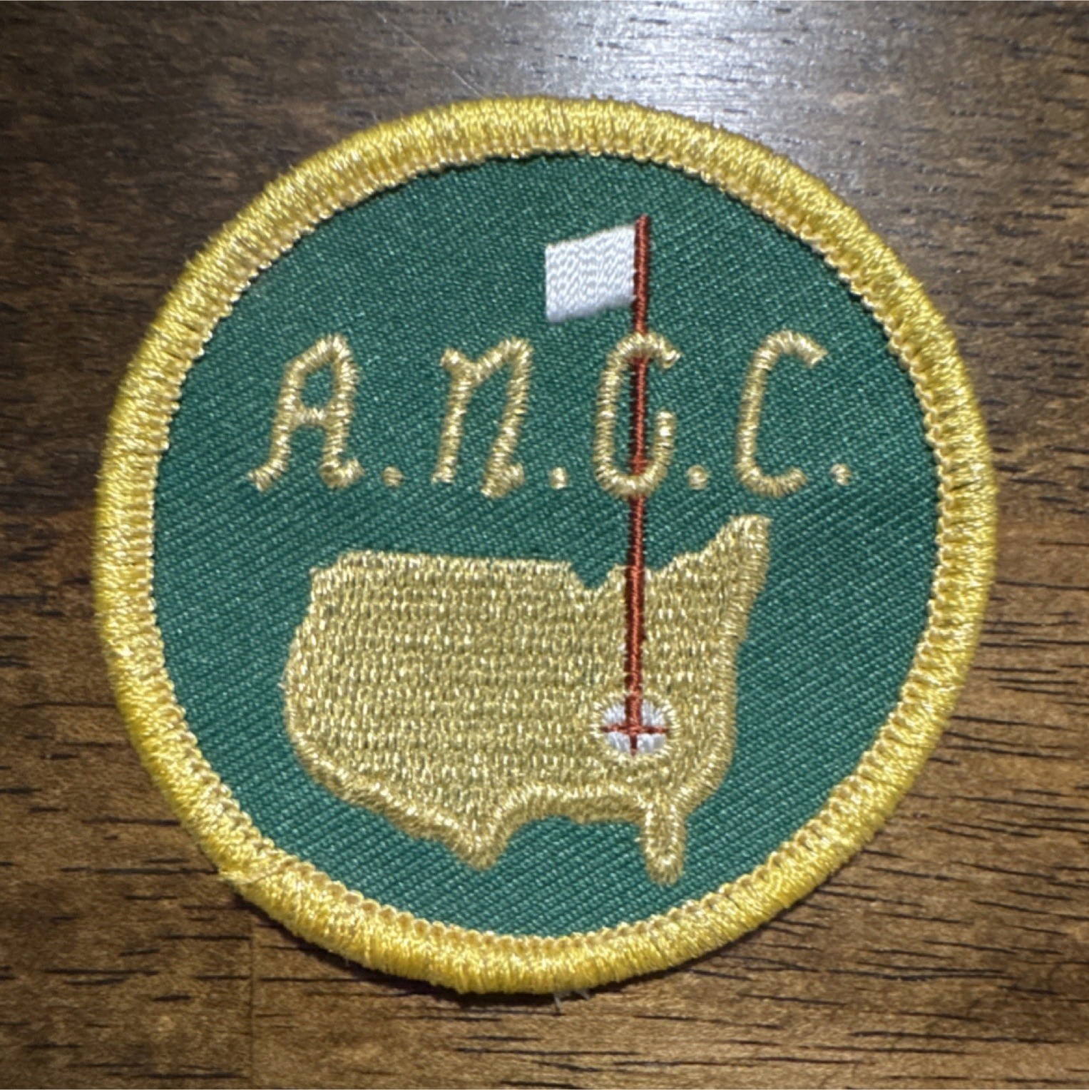 Augusta National Golf Club Embroidered Patch Vintage A.N.G.C.